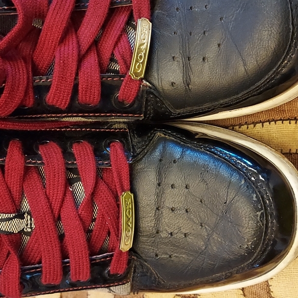 Coach Signature sneakers, black with Ted trim - Picture 2 of 6